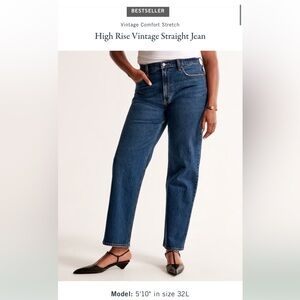 Abercrombie & Fitch Vintage Straight Jean